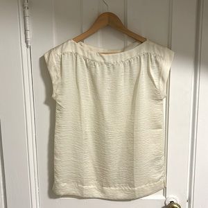 NWOT Talbots Sleeveless White Top (Size 2)